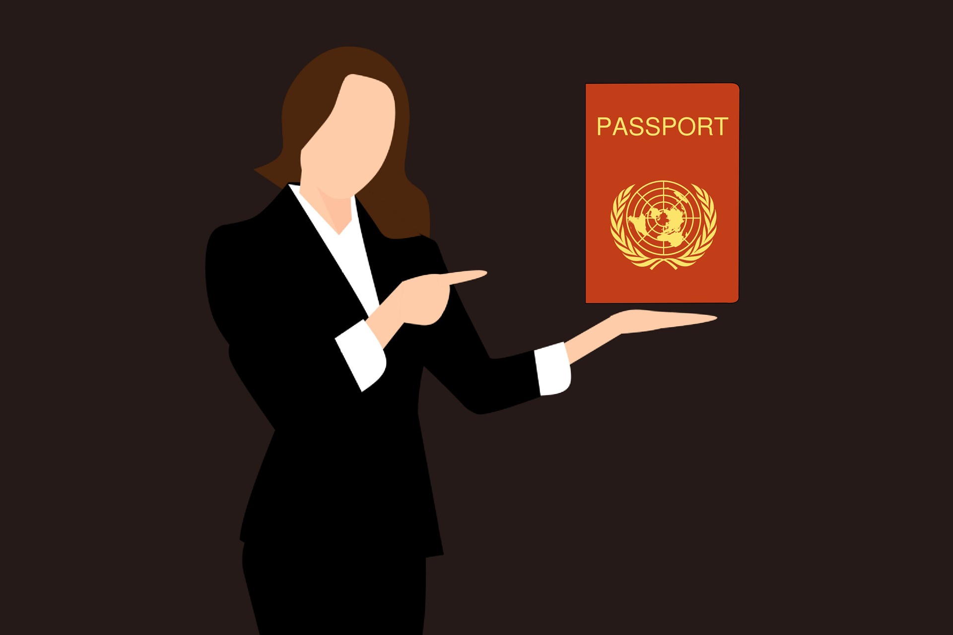 장점 외교관 전용 여권